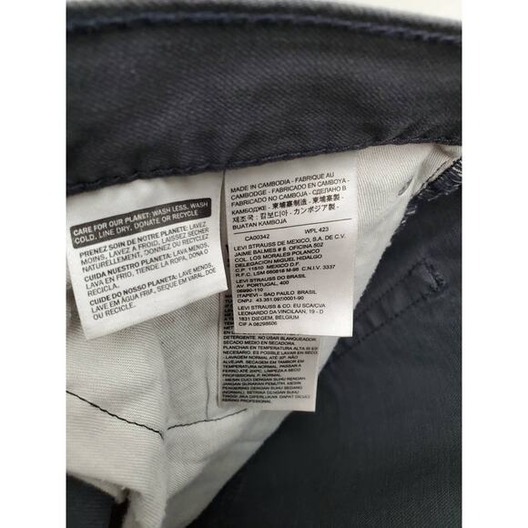 Levi's Jeans 505 Gray Bootcut Wide Leg Blokecore - Picture 7 of 8